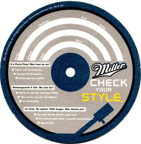 milwaukee wi-usa miller rund 2b (240-check your style 2002)